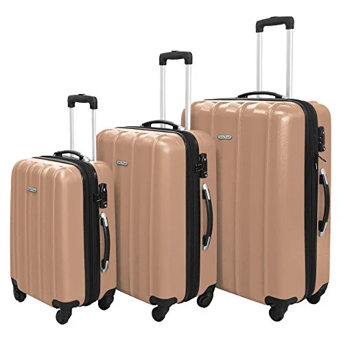 Earplugs and eye masks set for a good sleep during long - haul flights3 Pc Luggage Set Durable Lightweight Hard Case Spinner Suitecase Lug3 Sk541 Champagne