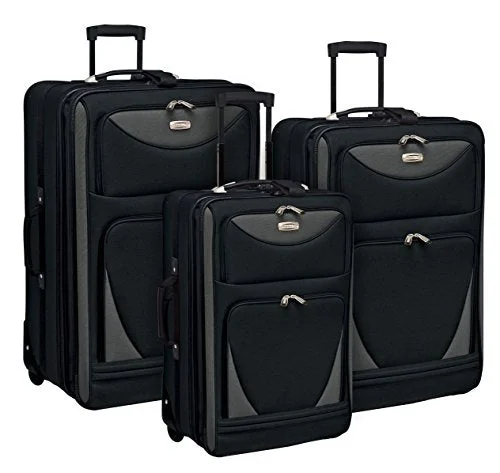TSA-approved combination locks for luggage security during international travel3 Piece Expandable and Highly Durable "Sky-View Collection" Luggage Set with 28" Suitcase, 24" Upright, and 20" Carry-On, Black Color Option TSA-approved combination locks for luggage security during international travel3 Piece Expandable and Highly Durable "Sky-View Collection" Luggage Set with 28" Suitcase, 24" Upright, and 20" Carry-On, Black Color Option