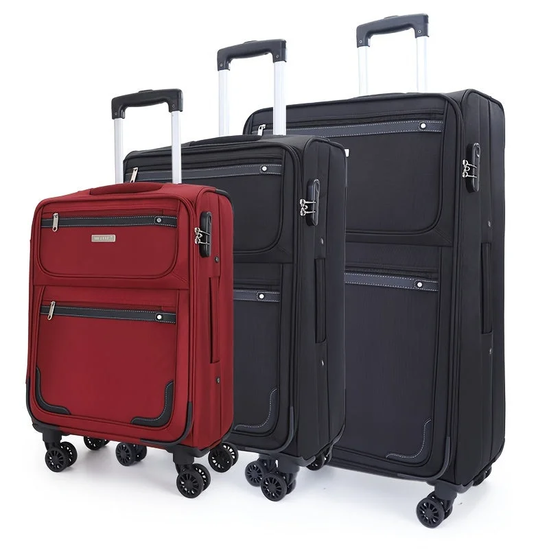 Travel backpack rain covers made of durable nylon material3pcs Fashion Simple And Lightweight Travel Case, Universal Wheel Trolley Box