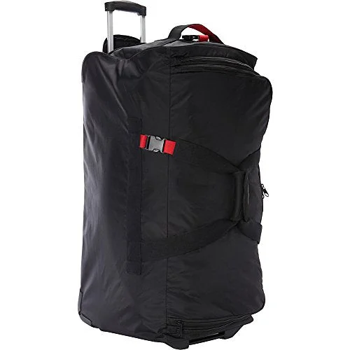 Anti - theft RFID blocking travel wallet for safe money and card storageA. Saks 31" Expandable Trolley Duffel (Black/Red) Anti - theft RFID blocking travel wallet for safe money and card storageA. Saks 31" Expandable Trolley Duffel (Black/Red)
