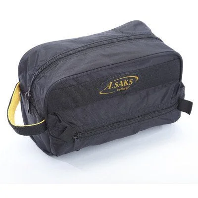 Travel backpack rain covers made of durable nylon materialA.Saks Deluxe Toiletry Kit (Black) Travel backpack rain covers made of durable nylon materialA.Saks Deluxe Toiletry Kit (Black)