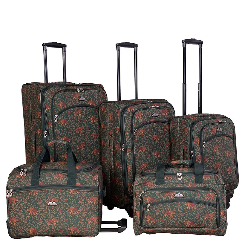 Budapest 5 Piece Set Spinner Luggage Sets