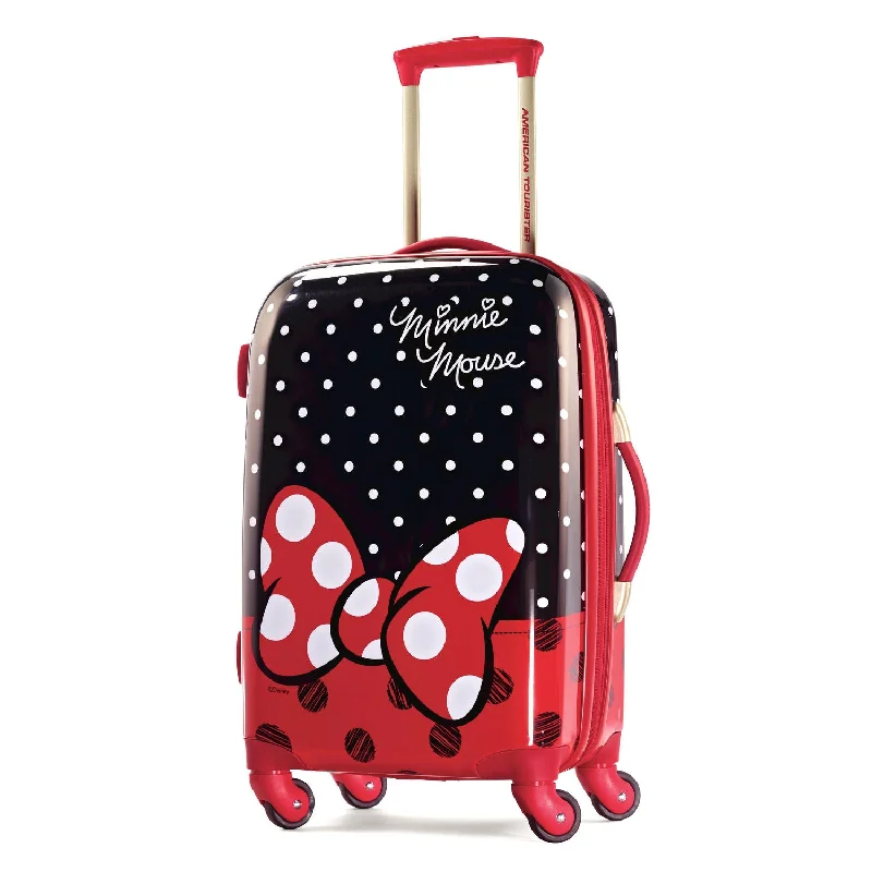 Waterproof luggage covers for protection against rain on outdoor tripsAmerican Tourister Disney Minnie Mouse 21" Hardside Spinner
