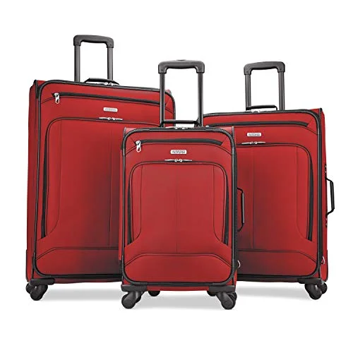 Magnetic luggage labels that can be easily changed or removedAmerican Tourister Pop Max 3PC Set (SP21/25/29) (Red) Magnetic luggage labels that can be easily changed or removedAmerican Tourister Pop Max 3PC Set (SP21/25/29) (Red)