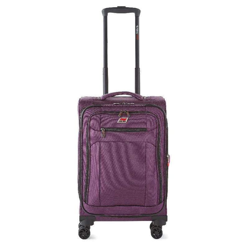 Anti - theft RFID blocking travel wallet for safe money and card storageAndare Milan-3 20" Carry-on Exp. Softside Spinner Anti - theft RFID blocking travel wallet for safe money and card storageAndare Milan-3 20" Carry-on Exp. Softside Spinner