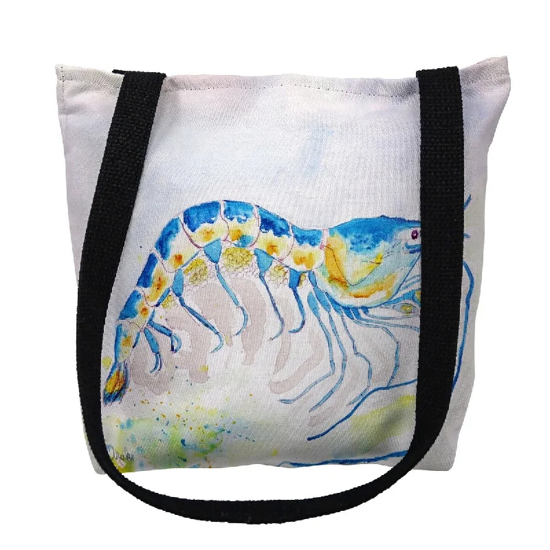 Anti - theft RFID blocking travel wallet for safe money and card storageBlue Shrimp Small Tote Bag 13x13