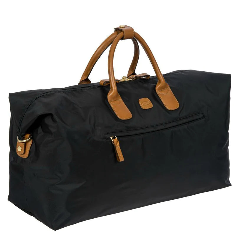 Luggage straps with buckle closures to secure overstuffed bagsBrics 22" Deluxe Duffle BXL40202