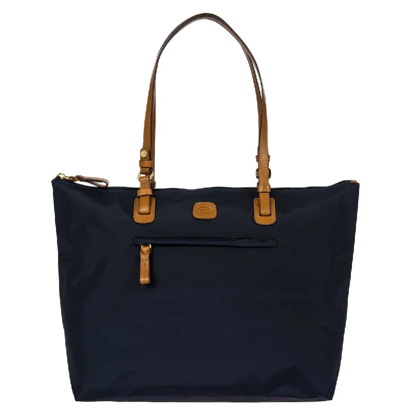 Leather luggage handles for a comfortable and stylish gripBric's Large Sportine Tote 45070 BXL45070