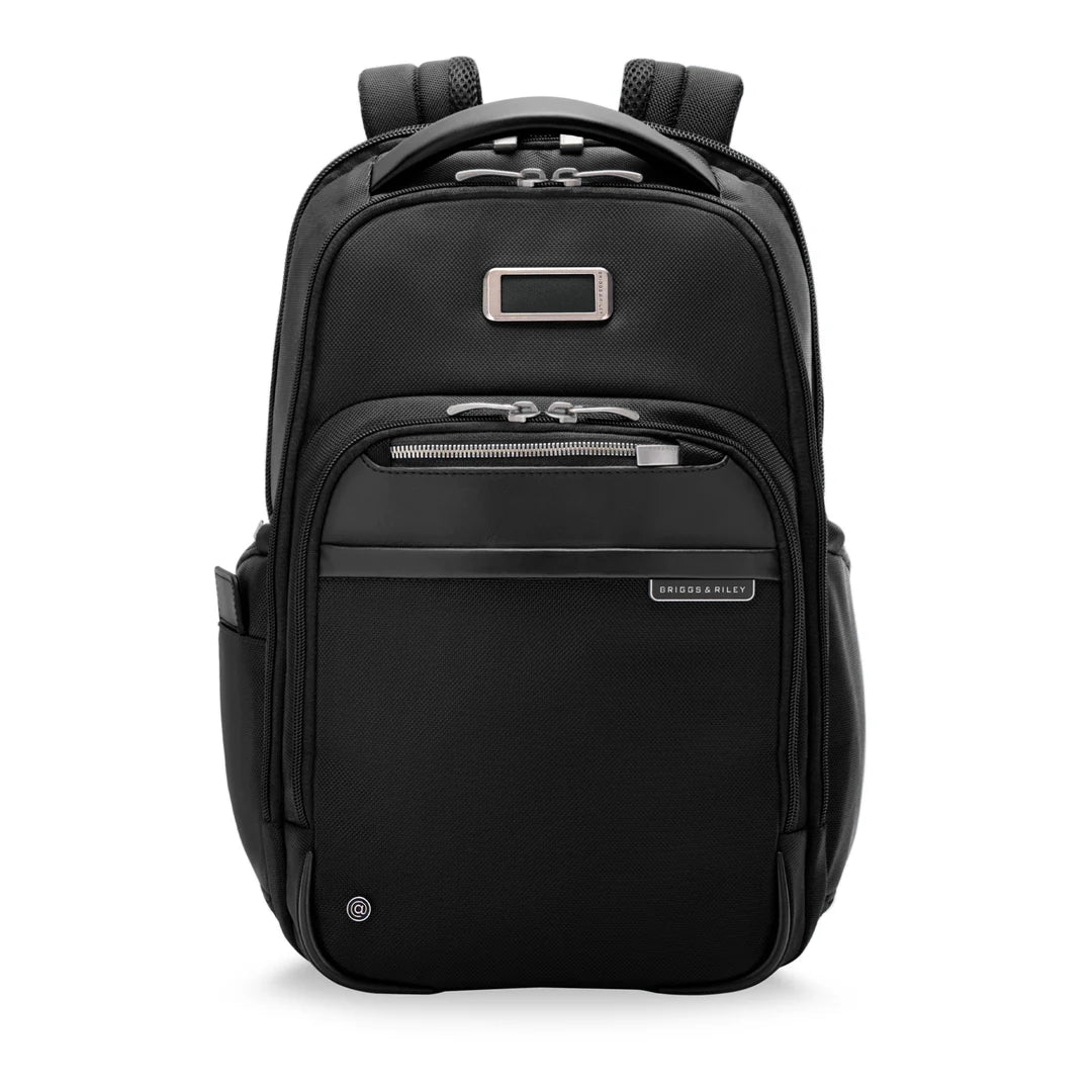 Charging station travel adapters with multiple USB ports for powering devices on the goBriggs and Riley @work Medium Backpack