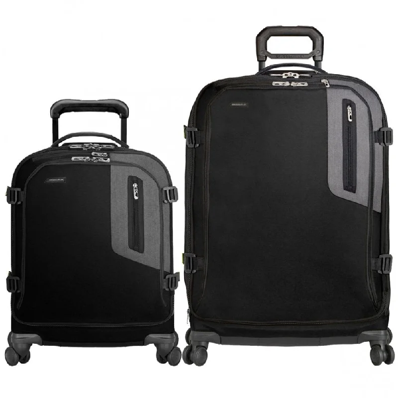 Leather luggage handles for a comfortable and stylish gripBRX Explore 2 Piece Set (21"/29") Spinner Luggage Sets