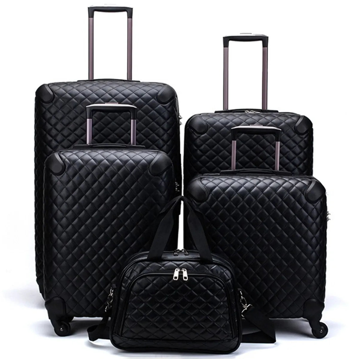 Suitcase wheels replacement kits for smooth rolling after long - term useBusiness Trolley Case Travel Shoulder Handbag 4-Wheeled Suitcase Women Luggage PU Leather Plaid Storage Bag Baggage Cosmetic Box Suitcase wheels replacement kits for smooth rolling after long - term useBusiness Trolley Case Travel Shoulder Handbag 4-Wheeled Suitcase Women Luggage PU Leather Plaid Storage Bag Baggage Cosmetic Box