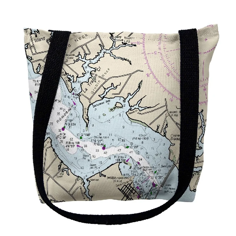 Lightweight luggage tags with personalized names and contact info for easy identificationCambridge, MD Nautical Map Medium Tote Bag 16x16 - 16 inches x 16 inches Lightweight luggage tags with personalized names and contact info for easy identificationCambridge, MD Nautical Map Medium Tote Bag 16x16 - 16 inches x 16 inches