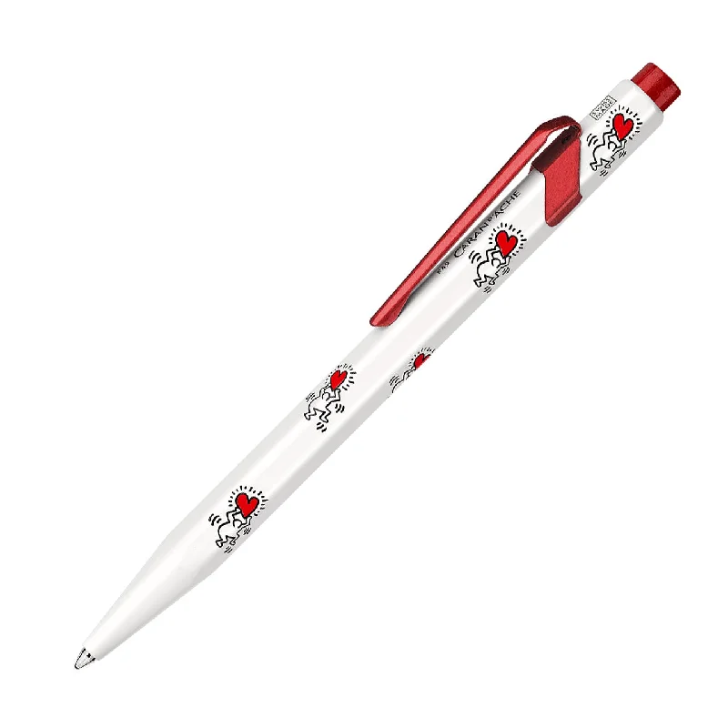 Caran D'Ache 849 Keith Haring Limited Edition Ballpoint Pen White
