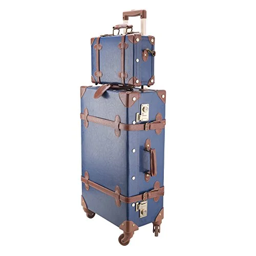 Travel garment hangers that are foldable for easy packingCo-Z Premium Vintage Luggage Sets 24" Trolley Suitcase And 12" Hand Bag Set With Tsa Locks (Pink