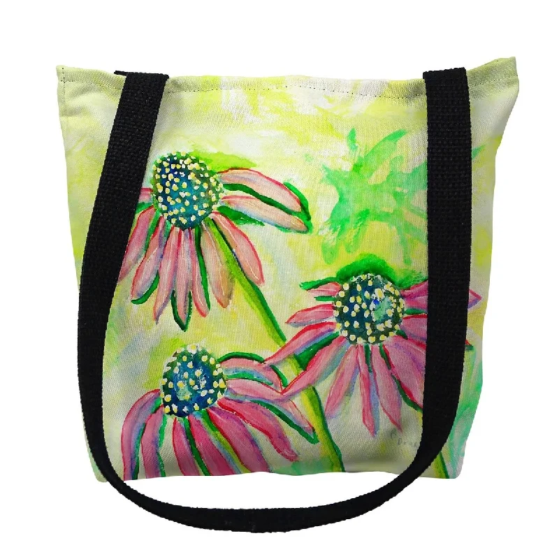 Luggage trolley organizers to hold small items like keys and phonesCone Flowers Small Tote Bag 13x13