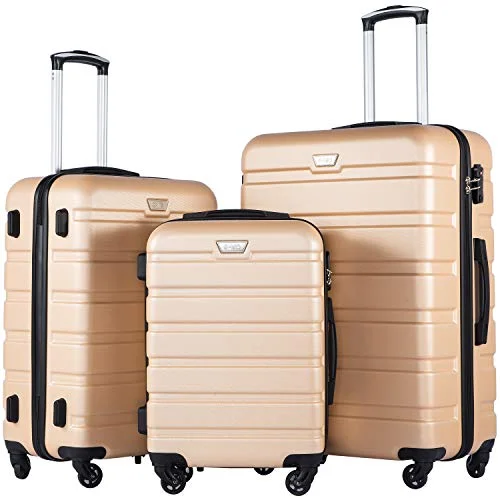 TSA-approved combination locks for luggage security during international travelCoolife Luggage 3 Piece Set Suitcase Spinner Hardshell Lightweight TSA Lock (Champagne New) TSA-approved combination locks for luggage security during international travelCoolife Luggage 3 Piece Set Suitcase Spinner Hardshell Lightweight TSA Lock (Champagne New)