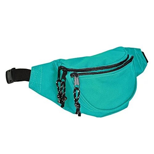 Magnetic luggage labels that can be easily changed or removedDALIX Fanny Pack w/ 3 Pockets Traveling Concealment Pouch Airport Money Bag (Aqua)
