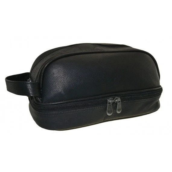 Luggage straps with buckle closures to secure overstuffed bagsDayTrekr LTD Drop Bottom Shave Kit