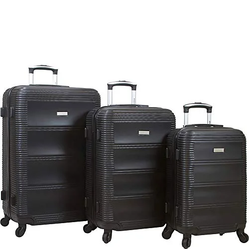 Neck pillows with memory foam for comfortable in - flight or car ridesDejuno Helix 3-Piece Hardside Spinner Luggage Set, Black, One Size Neck pillows with memory foam for comfortable in - flight or car ridesDejuno Helix 3-Piece Hardside Spinner Luggage Set, Black, One Size