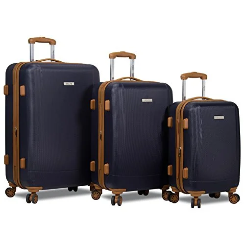 Expandable packing cubes sets in various sizes for organized suitcase packingDejuno Legion New Generation 3-pc Hardside Spinner TSA Combination Lock Luggage Set, Navy