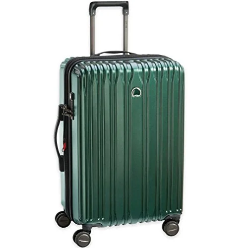 Hanging toiletry bags with multiple compartments for bathroom essentialsDelsey Paris Chromium Lite 25-Inch Spinner Upright With Expansion (Emerald Green)