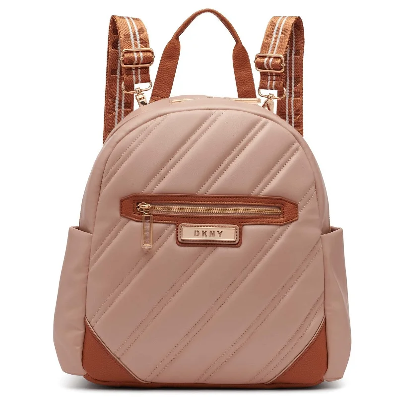 DKNY Backpack Softside Carryon Luggage Cappuccino