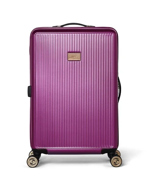 Waterproof luggage covers for protection against rain on outdoor tripsDune London Olivia 67cm 4-Wheel Medium Suitcase