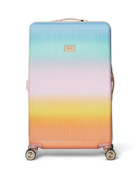 Luggage straps with buckle closures to secure overstuffed bagsDune London Olivia Ombre 77cm 4-Wheel Large Suitcase