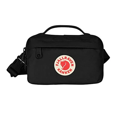 Luggage trolley organizers to hold small items like keys and phonesFjallraven, Kanken Hip Pack with Waist Belt for Everyday Use and Travel, Black