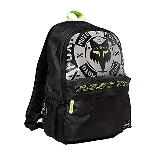 Lightweight luggage tags with personalized names and contact info for easy identificationFox Racing Motocross Mountain Biking Active Casual Trendy Honda Billabong Kawasaki Pack Suitcase Tote Travel Bag, Black CAMO, One Size