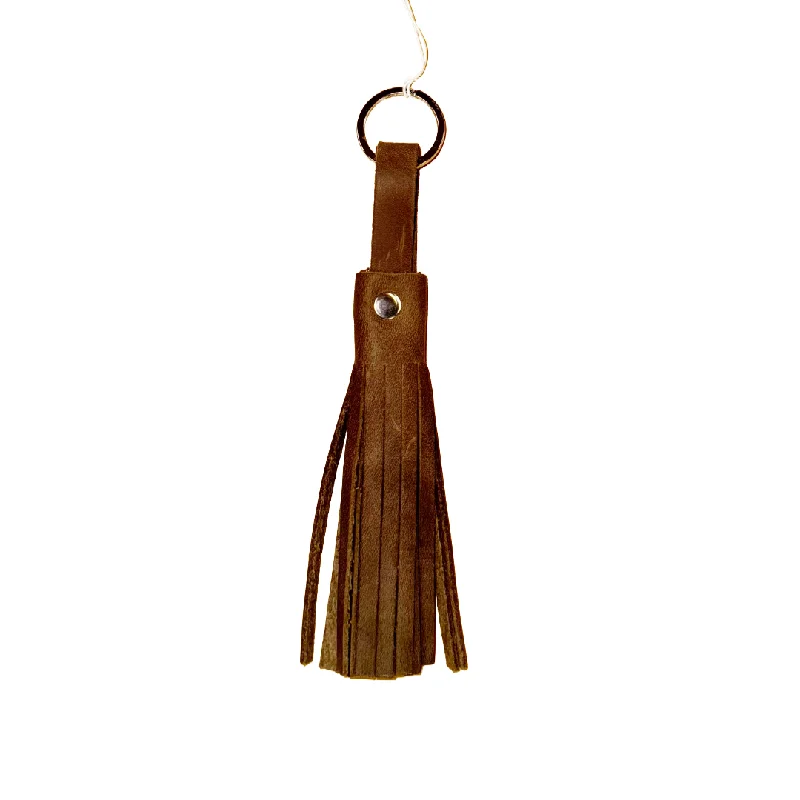 TSA-approved combination locks for luggage security during international travelGenuine Leather Tassel Keychain/Bag Charm- $8.99