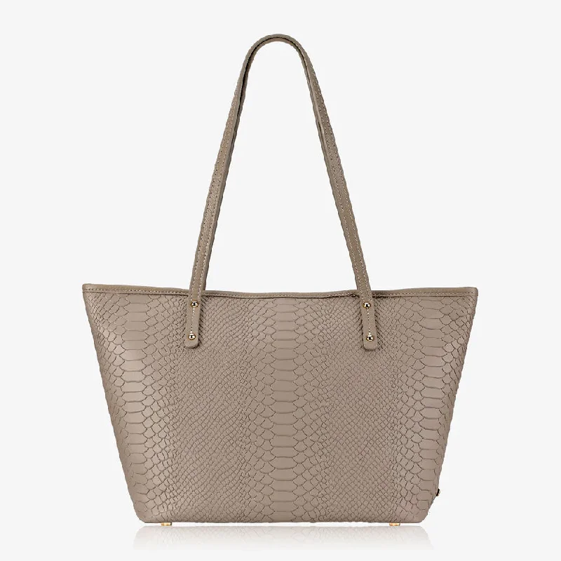 Anti - theft RFID blocking travel wallet for safe money and card storageGiGi New York ZIP TAYLOR TOTE Embossed Python Leather Anti - theft RFID blocking travel wallet for safe money and card storageGiGi New York ZIP TAYLOR TOTE Embossed Python Leather
