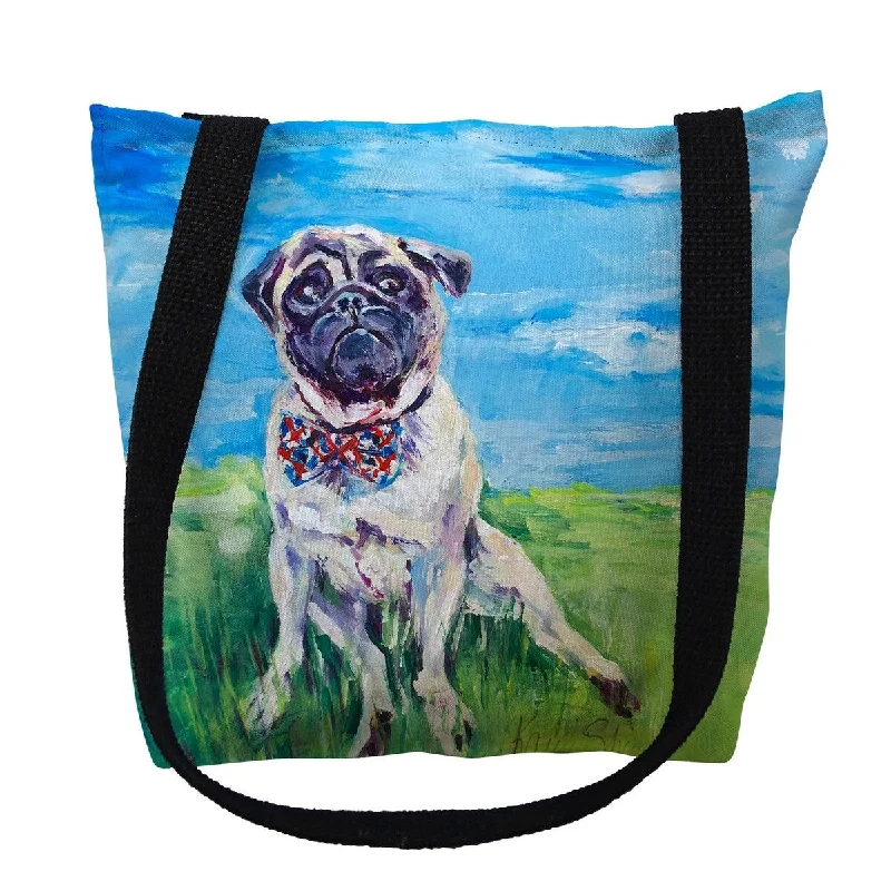 Hanging toiletry bags with multiple compartments for bathroom essentialsGus in Yard - Pug Small Tote Bag 13x13 Hanging toiletry bags with multiple compartments for bathroom essentialsGus in Yard - Pug Small Tote Bag 13x13