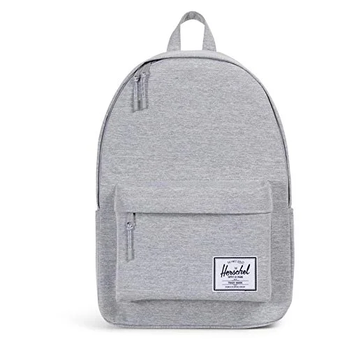 Magnetic luggage labels that can be easily changed or removedHerschel Classic Backpack, Light Grey Crosshatch, XL 30.0L,10492-01866-OS