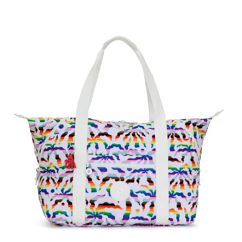 Luggage scales with digital display for accurate weight measurement at homeKipling Art M Printed Tote Bag - Rainbow Palm