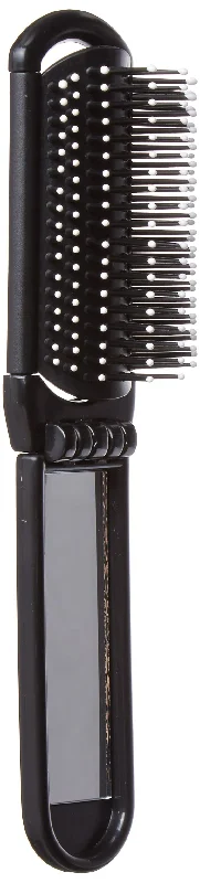 Leather luggage handles for a comfortable and stylish gripLewis N. Clark Folding Brush with Mirror Leather luggage handles for a comfortable and stylish gripLewis N. Clark Folding Brush with Mirror