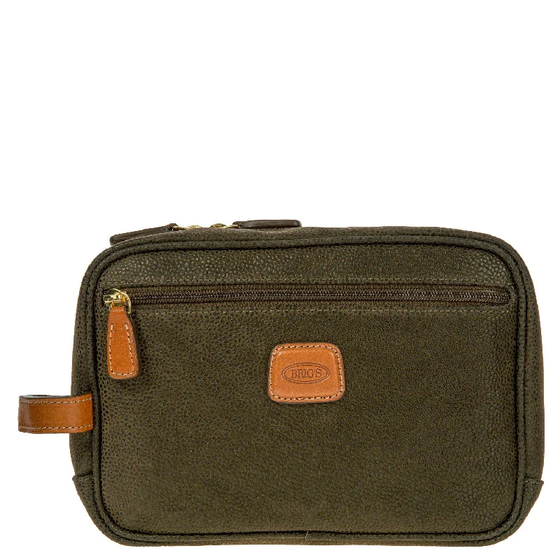 Luggage straps with buckle closures to secure overstuffed bagsBRIC'S LIFE TRADITIONAL SHAVE CASE - OLIVE Luggage straps with buckle closures to secure overstuffed bagsBRIC'S LIFE TRADITIONAL SHAVE CASE - OLIVE