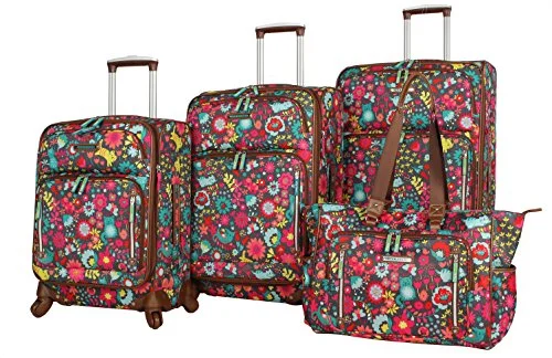 Luggage trolley organizers to hold small items like keys and phonesLily Bloom Luggage Set 4 Piece Suitcase Collection With Spinner Wheels For Woman (Playful Garden) Luggage trolley organizers to hold small items like keys and phonesLily Bloom Luggage Set 4 Piece Suitcase Collection With Spinner Wheels For Woman (Playful Garden)