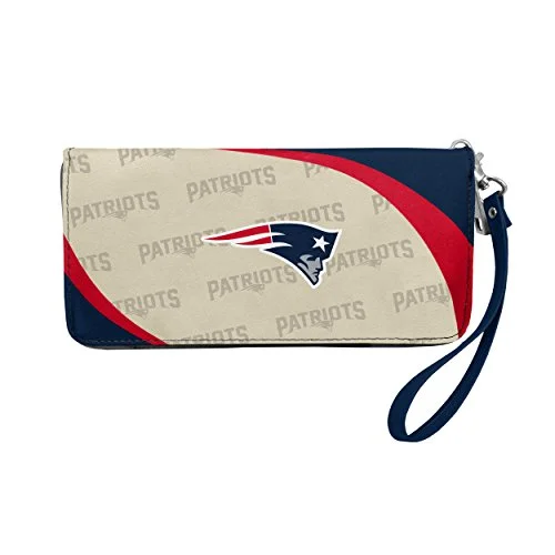 Littlearth NFL New England Patriots Curve Zip Organizer Wallet, Team Color, 4” H x 8" W x 1” D (300902-PATS) Littlearth NFL New England Patriots Curve Zip Organizer Wallet, Team Color, 4” H x 8" W x 1” D (300902-PATS)
