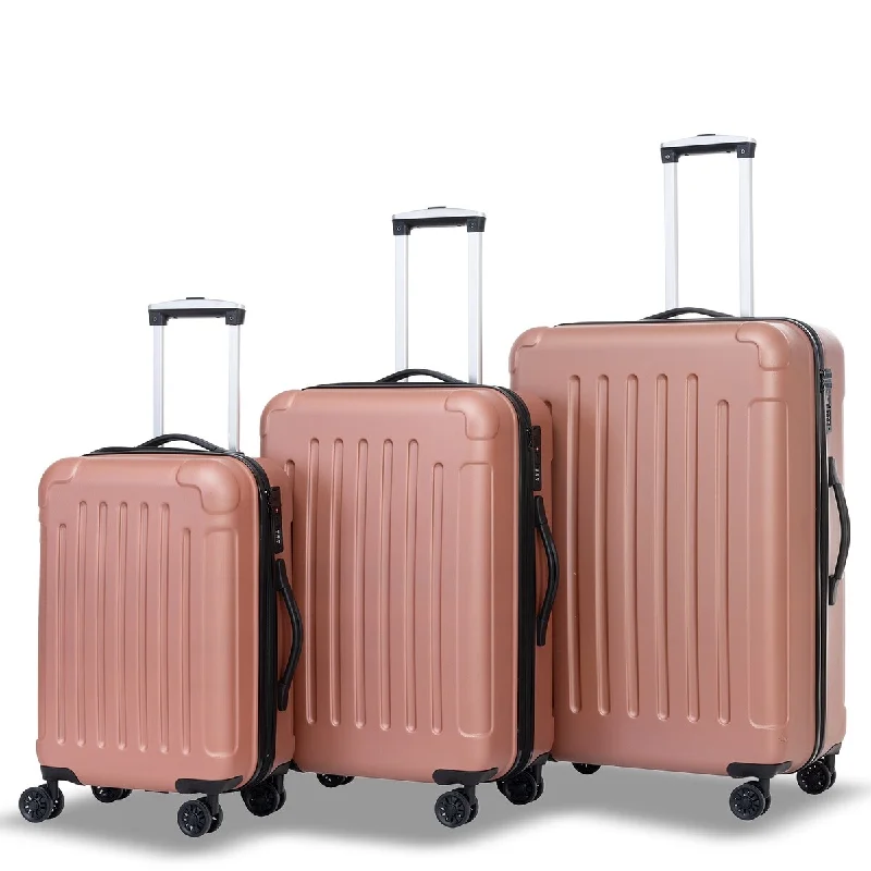 Luggage Sets ABS+PC Hardshell 3pcs Clearance Luggage Hardside Lightweight Durable Suitcase sets Spinner Wheels Suitcase Luggage Sets ABS+PC Hardshell 3pcs Clearance Luggage Hardside Lightweight Durable Suitcase sets Spinner Wheels Suitcase