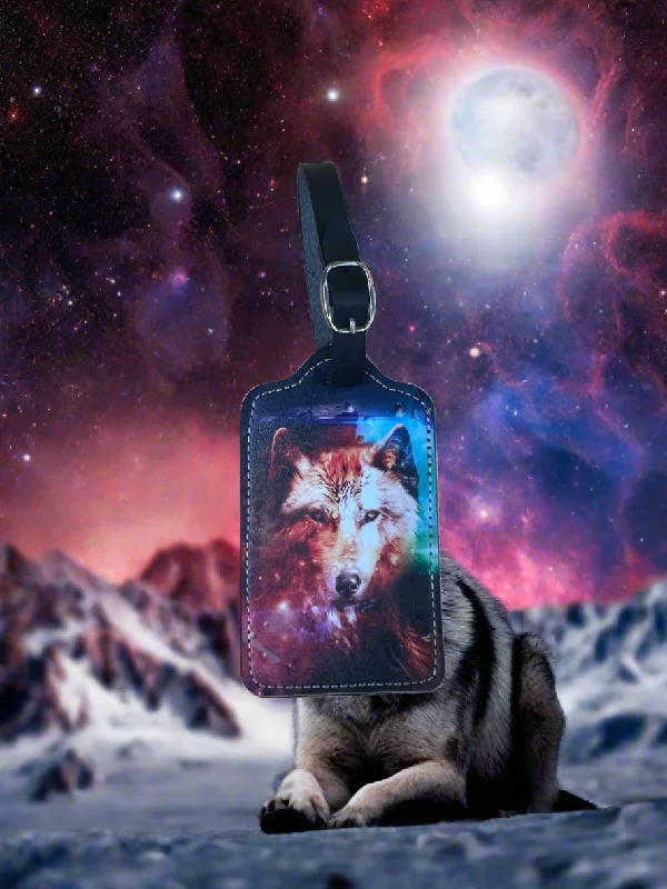 Anti - theft RFID blocking travel wallet for safe money and card storageLuggage Tag- Wolf Collection Anti - theft RFID blocking travel wallet for safe money and card storageLuggage Tag- Wolf Collection