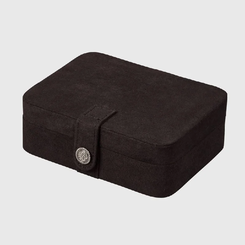 Hanging toiletry bags with multiple compartments for bathroom essentialsMele & Co. Giana Black Jewelry Box 573