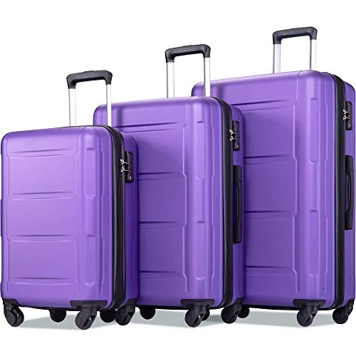 Compression packing bags to save space in travel backpacksMerax Luggage Set Expandable 3 Piece Sets with TSA Lock, Lightweight Hardside Luggage with Spinner Wheels (Purple) Compression packing bags to save space in travel backpacksMerax Luggage Set Expandable 3 Piece Sets with TSA Lock, Lightweight Hardside Luggage with Spinner Wheels (Purple)