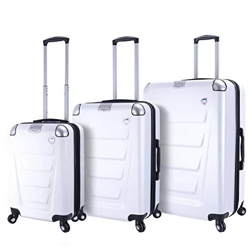 Luggage scales with digital display for accurate weight measurement at homeMia Toro Italy Accadia Hardside Spinner Luggage 3 Piece Set, White Luggage scales with digital display for accurate weight measurement at homeMia Toro Italy Accadia Hardside Spinner Luggage 3 Piece Set, White