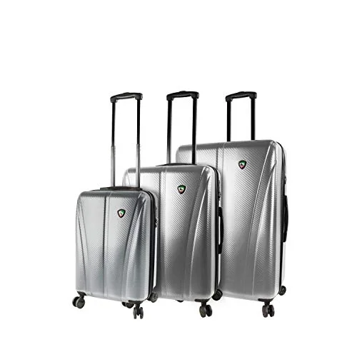 Travel document holders with multiple slots for passports and ticketsMia Toro Italy Usini Hardside Spinner Luggage 3pc Set, Silver Travel document holders with multiple slots for passports and ticketsMia Toro Italy Usini Hardside Spinner Luggage 3pc Set, Silver