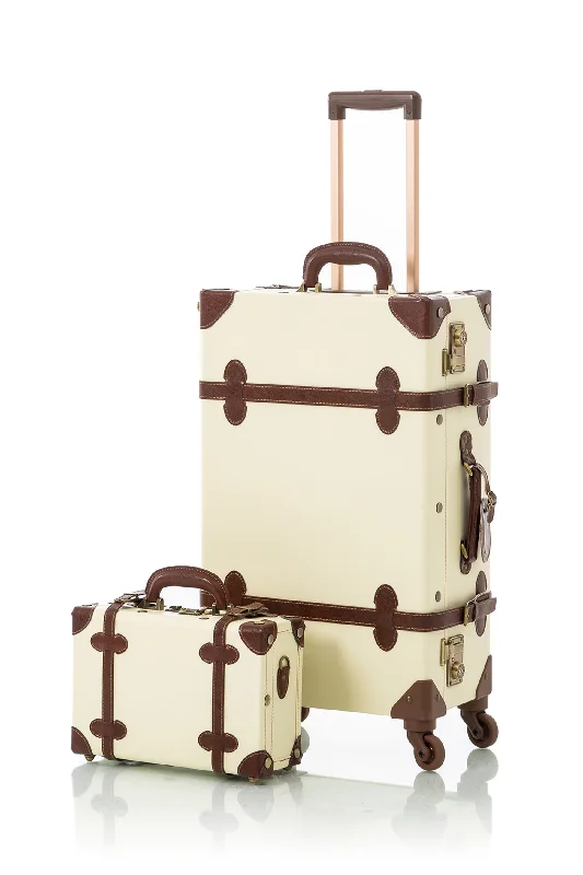 Suitcase wheels replacement kits for smooth rolling after long - term useMinimalism 2 Pieces Luggage Set - Beige's