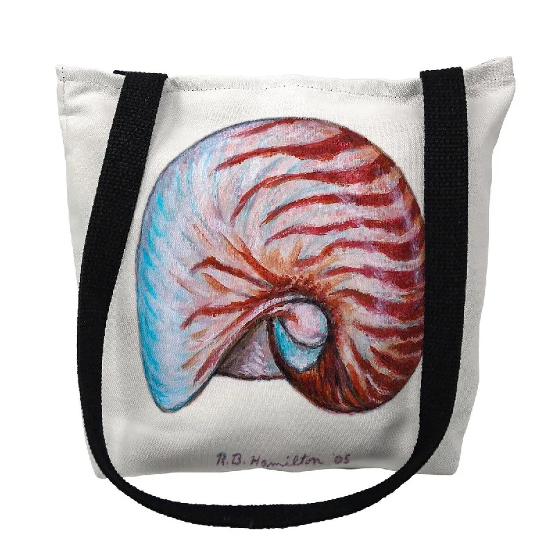 Earplugs and eye masks set for a good sleep during long - haul flightsNautilus Shell Small Tote Bag 13x13