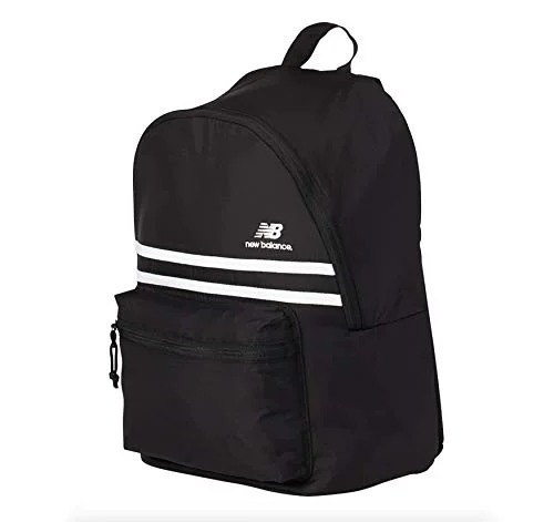 New Balance Men's and Women's LSA Essentials Backpack Nylon Ripstop, Black, One Size New Balance Men's and Women's LSA Essentials Backpack Nylon Ripstop, Black, One Size