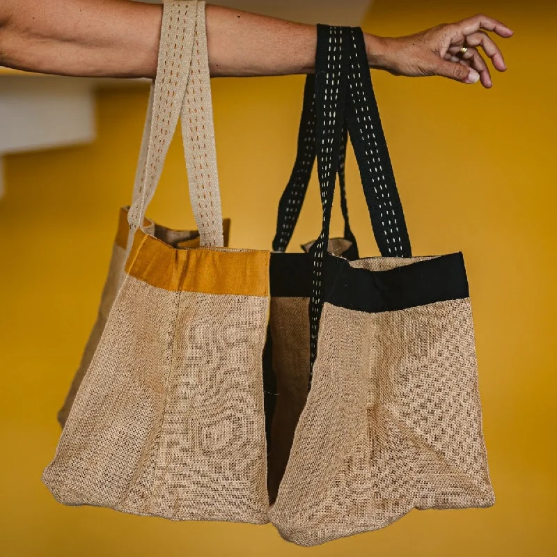 Ohrna BAJAR Reusable Grocery/Shopping Tote Handmade Hand-embroidered and Reinforced Bottom Ohrna BAJAR Reusable Grocery/Shopping Tote Handmade Hand-embroidered and Reinforced Bottom