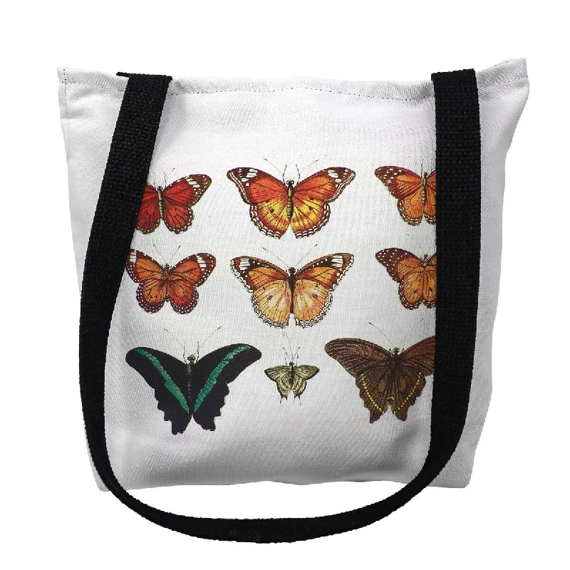 Expandable packing cubes sets in various sizes for organized suitcase packingOrange Butterflies Small Tote Bag 13x13